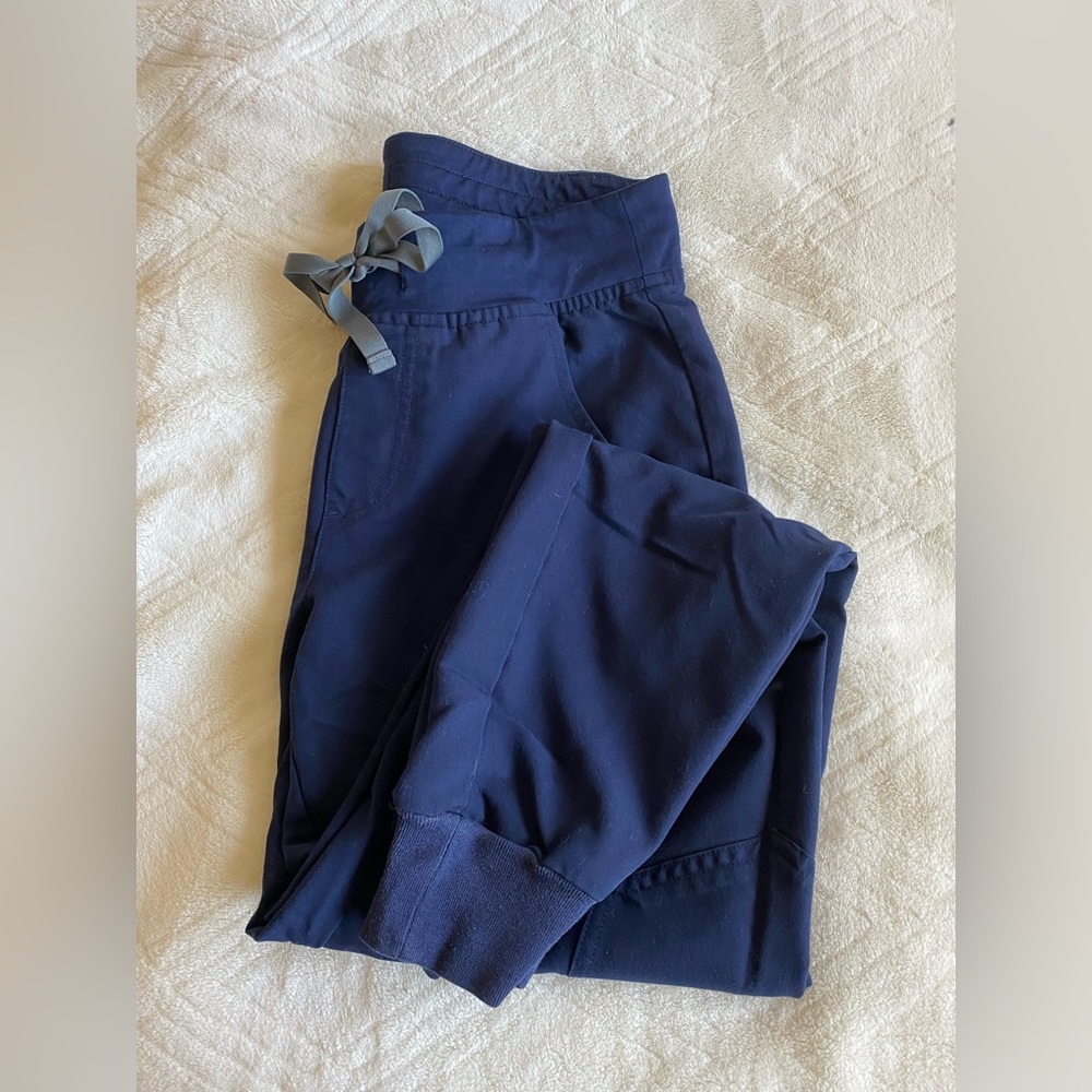Figs Scrubs - Navy Blue Jogger Scrub Pant XS